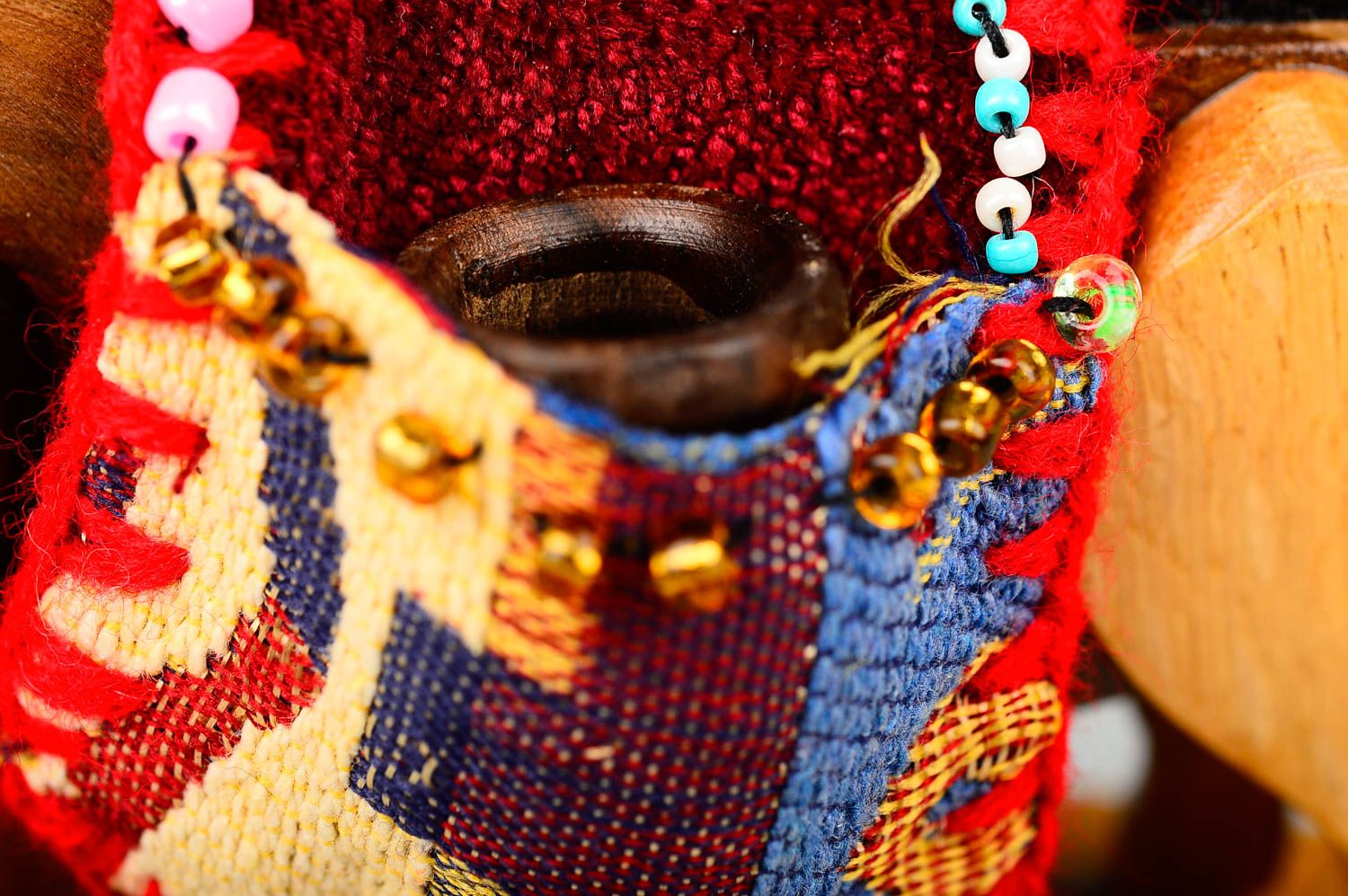 Small handmade wooden figurine modern art wood craft decorative use only photo 5