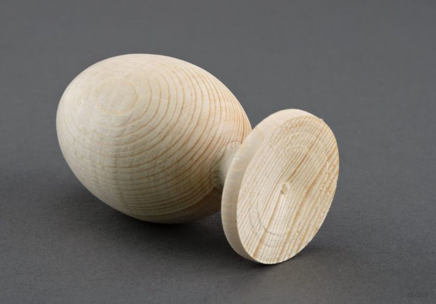 Semilavorato di legno fatto a mano statuetta uovo di pasqua uovo da decorare
 foto 6