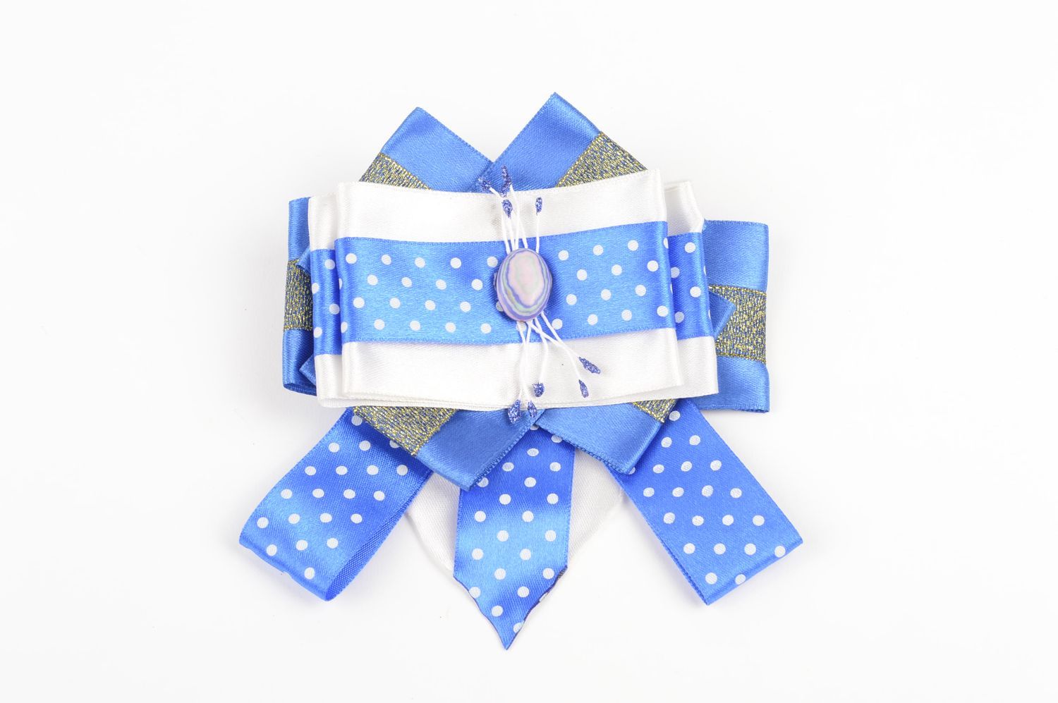Beautiful handmade bow brooch bow hair clip hair bow accessories for girls photo 2