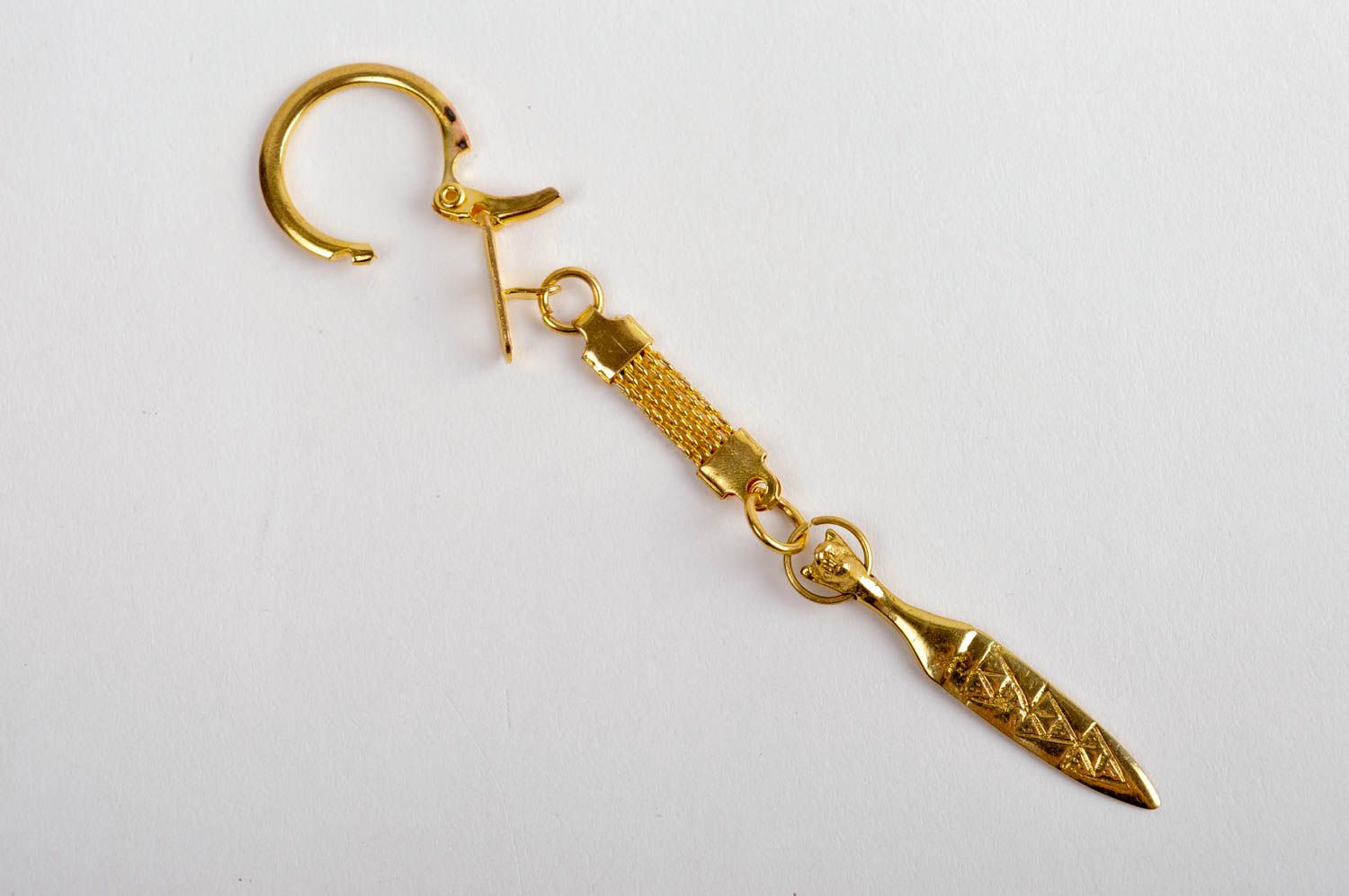 Stylish handmade metal keychain best keychain metal phone charm gift ideas photo 4