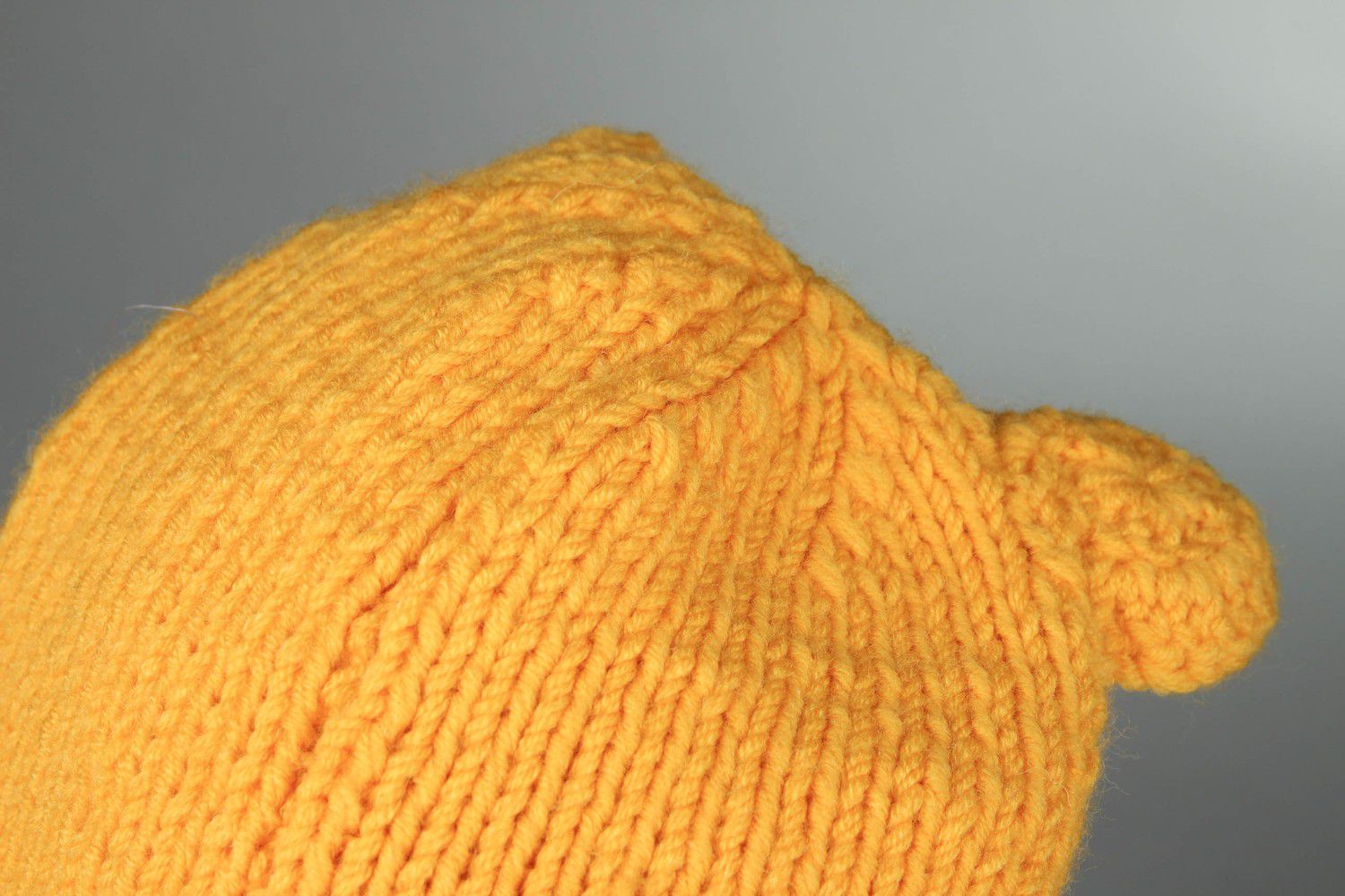 Bonnet tricoté pour enfant Ourson photo 5