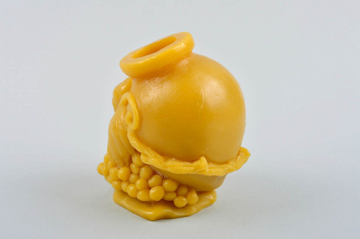 4 inches handmade beeswax pitcher for table décor 0,35 lb photo 9