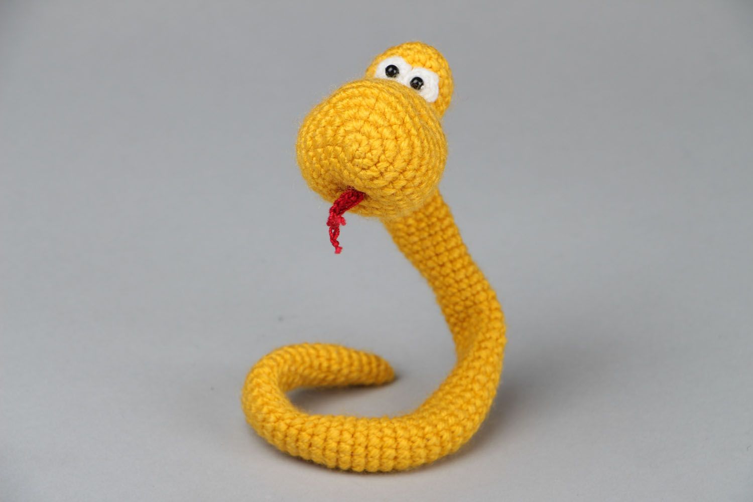 Jouet décoratif crocheté artisanal Serpent photo 1