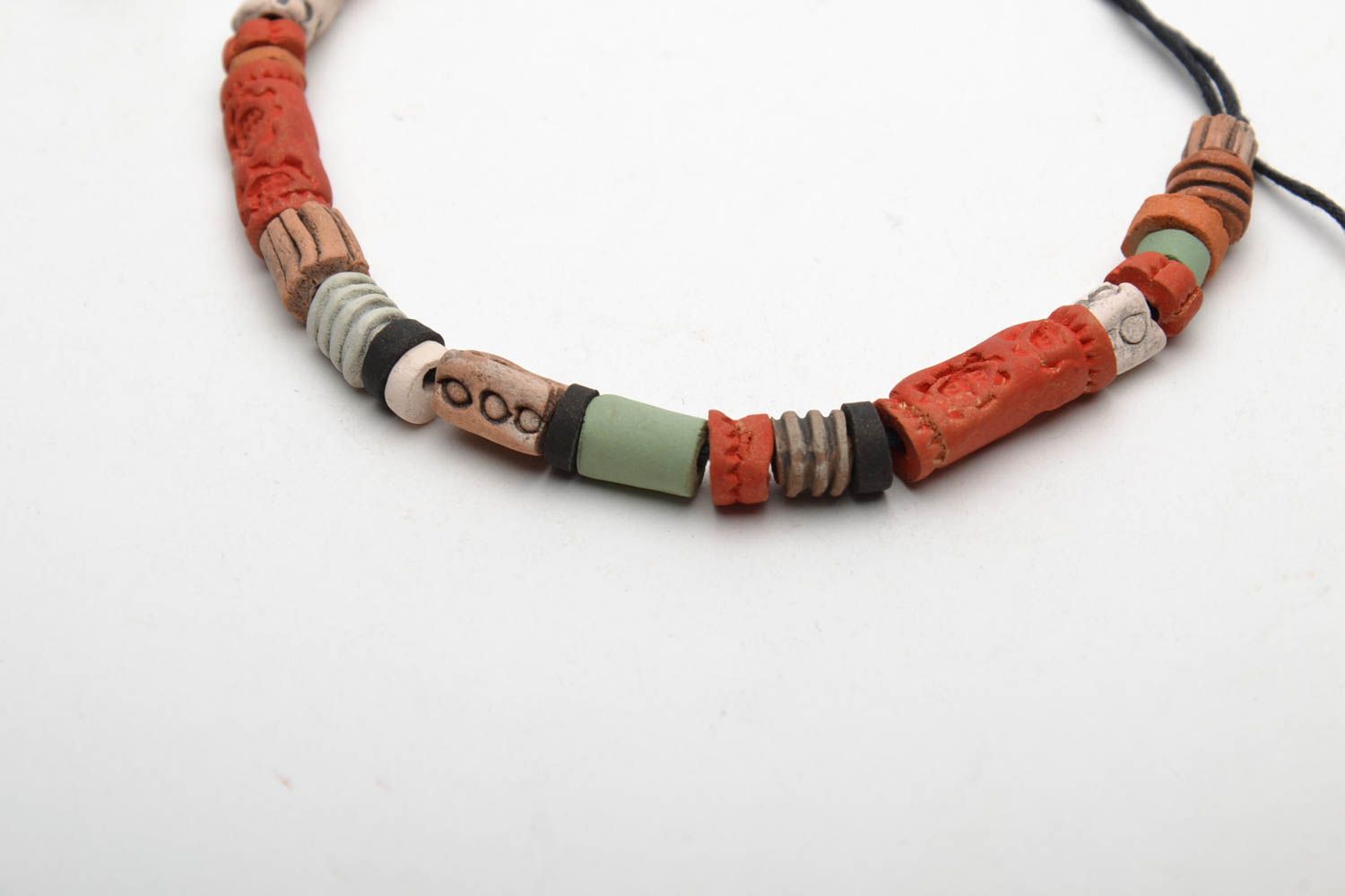 Colorful ceramic bracelet photo 5