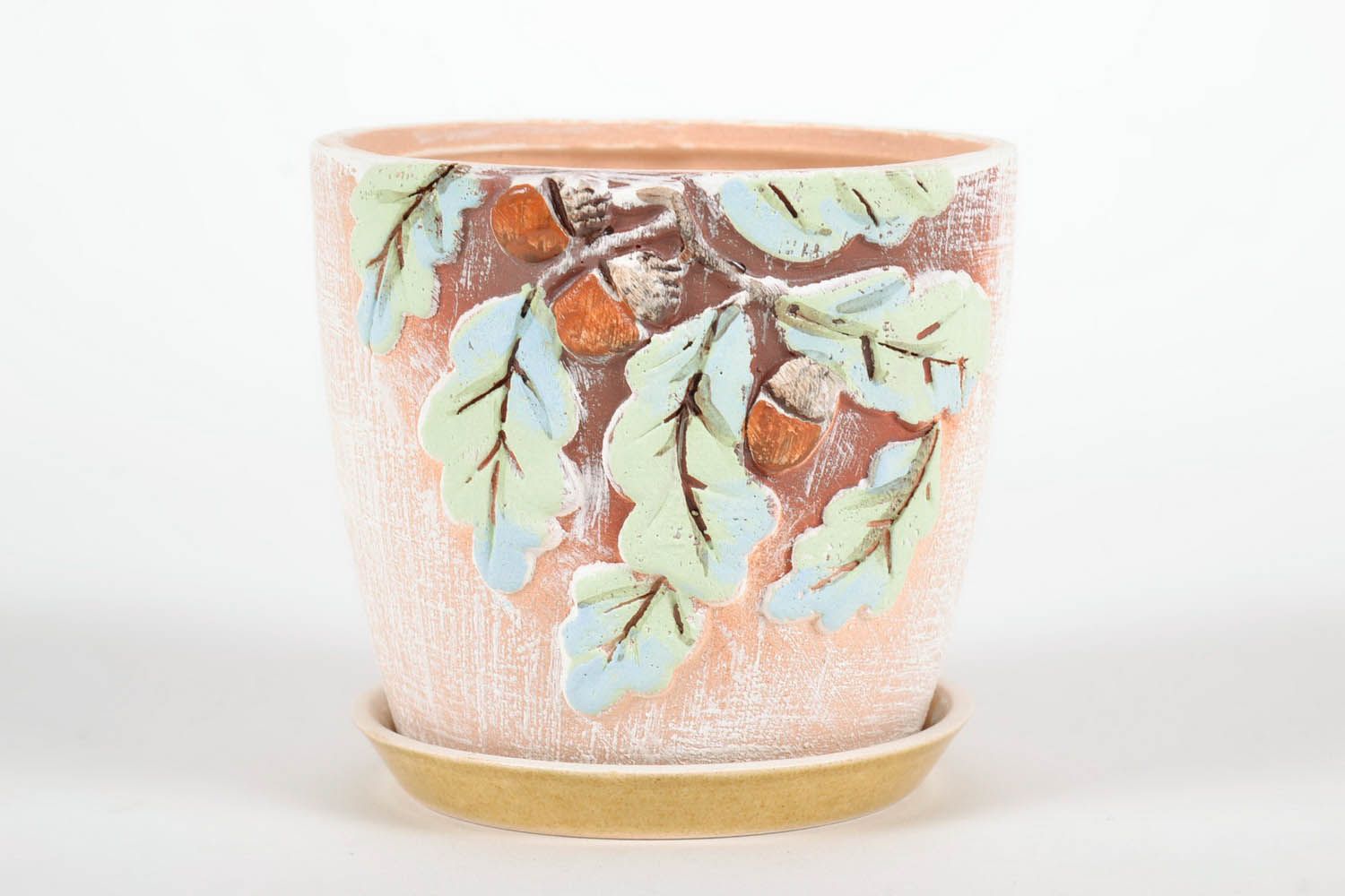 Maceta cerámica de flores  foto 2