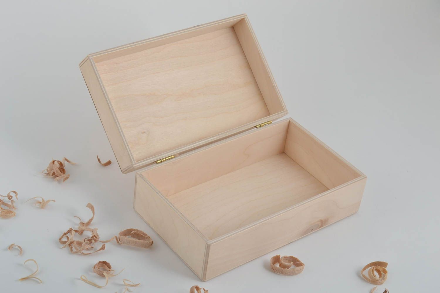 Handmade wooden blank box plywood blank box decoupage blanks gift ideas photo 1