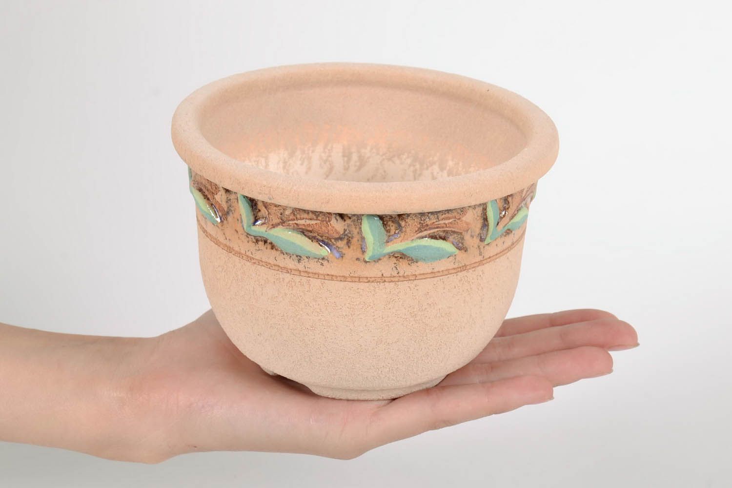 Vaso fatto a mano vaso per fiori in ceramica attrezzi per giardinaggio
 foto 5