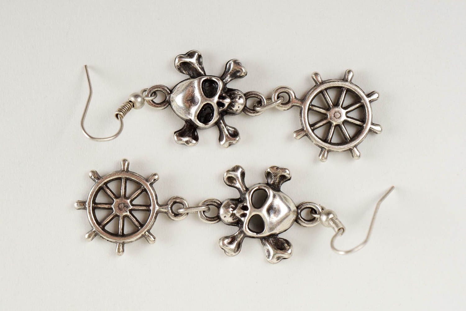 Handmade Ohrringe Designer Schmuck Metall Ohrringe Geschenk für Frauen originell foto 3