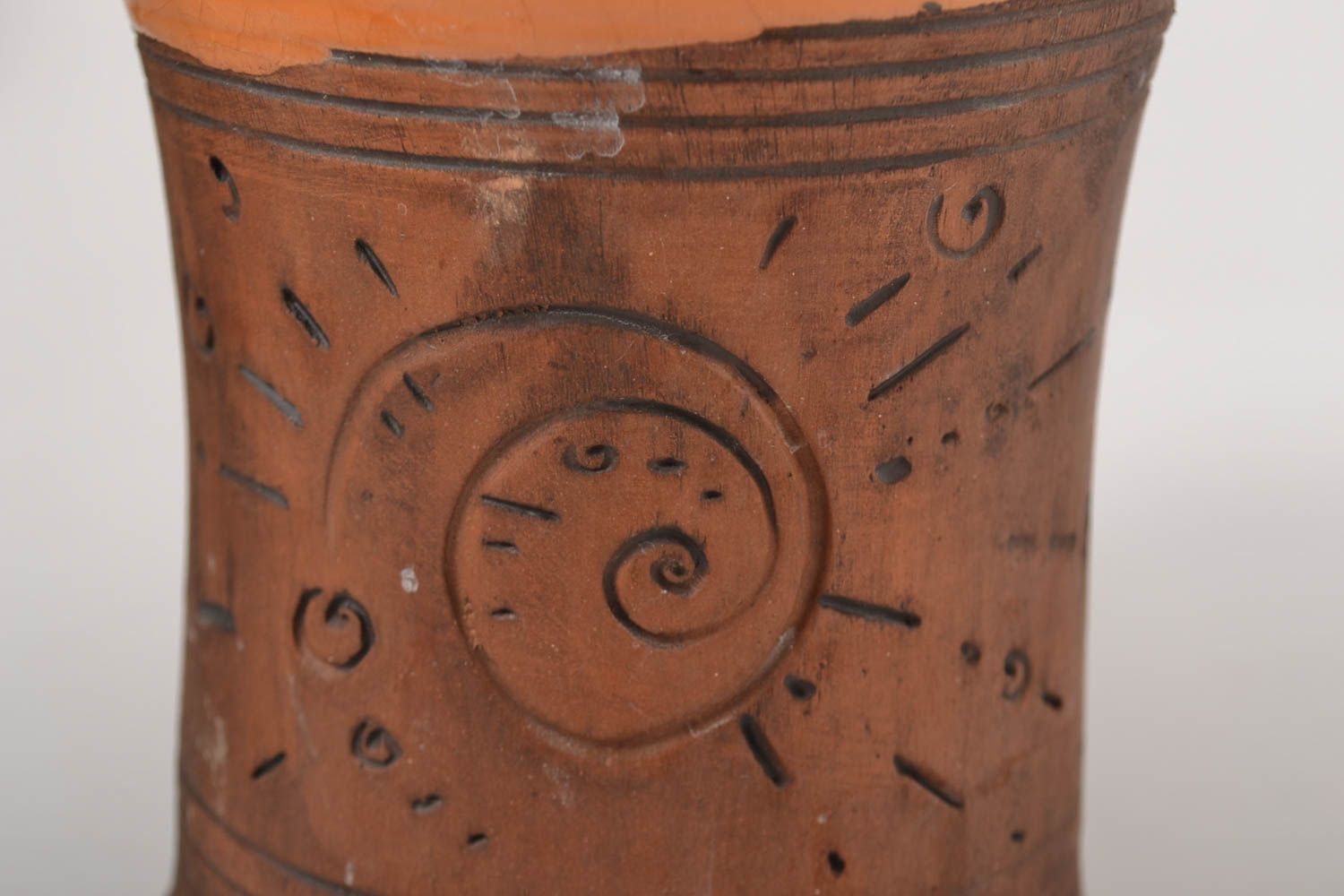 Unusual handmade ceramic beer mug table decor kitchen supplies gifts for him photo 3