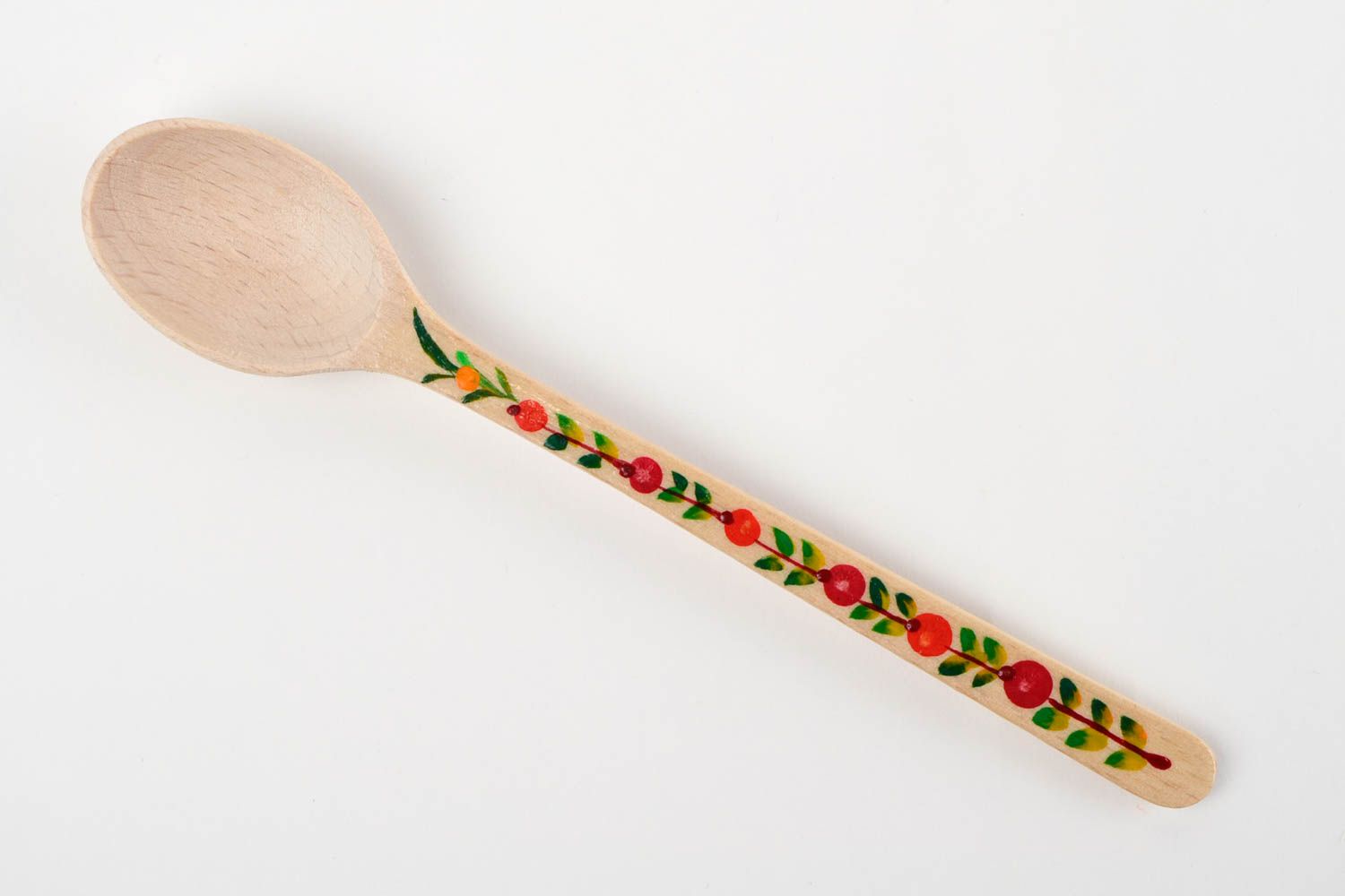 Handmade painted spoon unusual beautiful teaspoon designer ethnic spoon photo 3