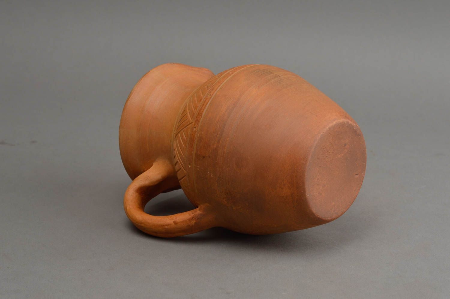 6 inches ceramic terracotta 20 oz pitcher in terracotta style 1 lb photo 4