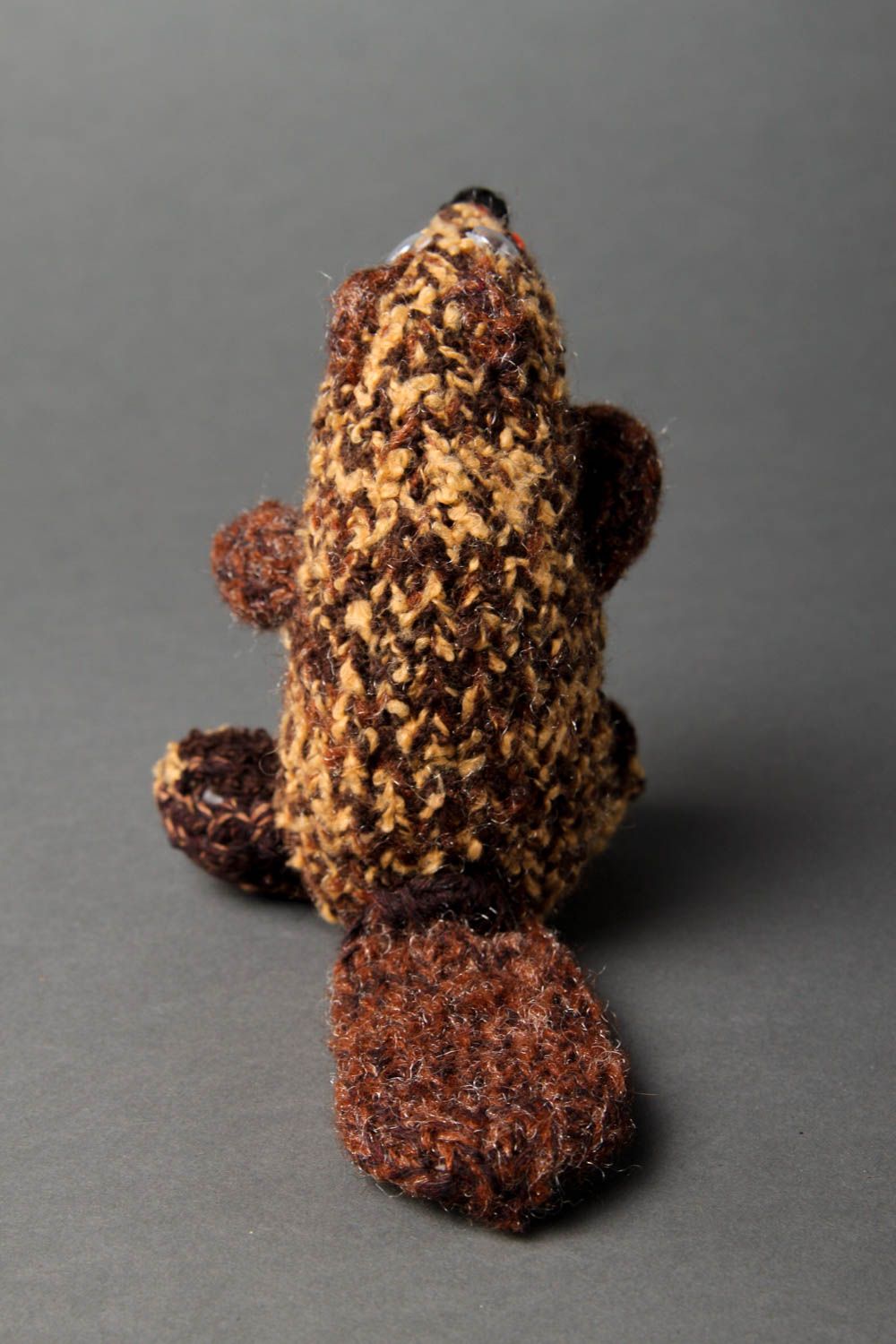 Peluche de animal hecho a mano juguete tejido regalo original para niño foto 3
