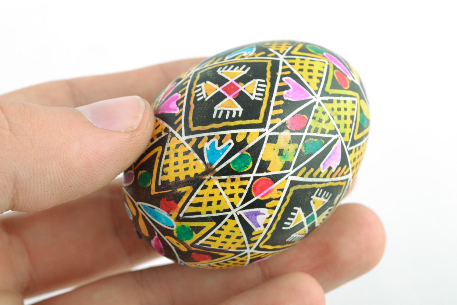 Huevo de Pascua pintado a mano hermoso foto 2