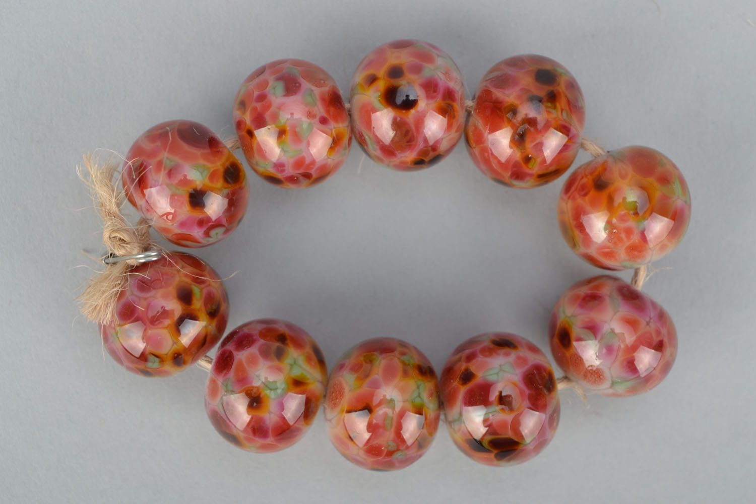Fourniture verre chalumeau ensemble de perles fantaisie originales photo 1