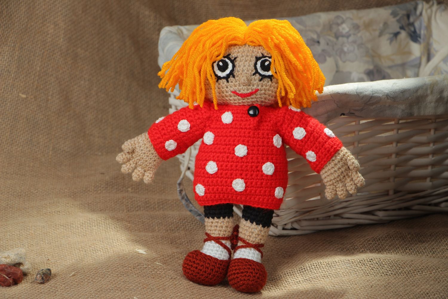 Soft crochet toy Brownie Kuzia photo 5