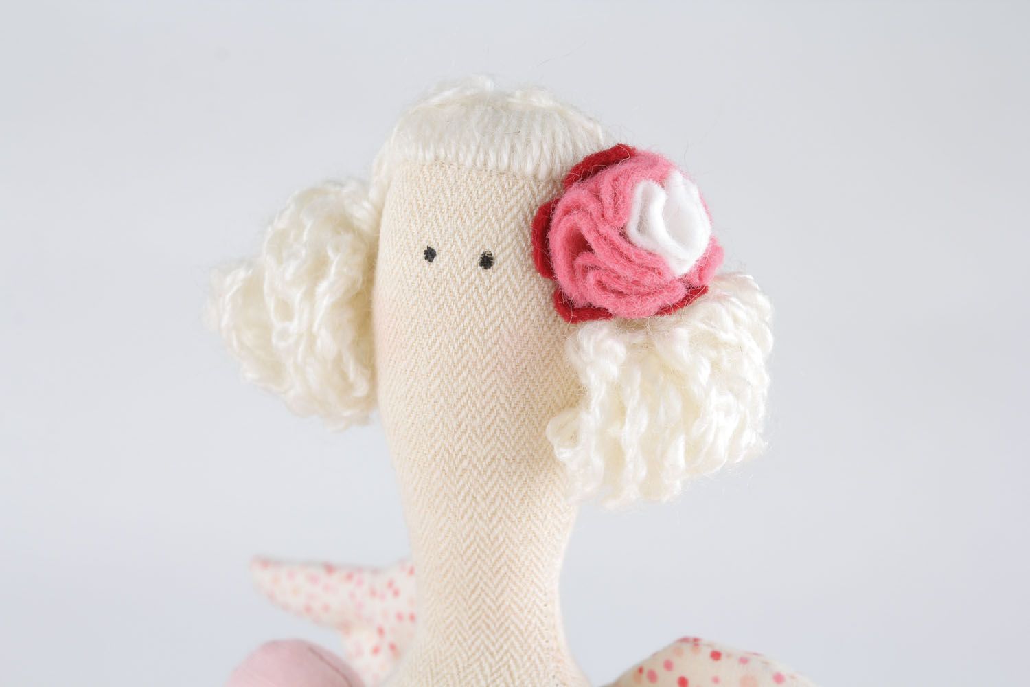 Handmade textile doll  photo 3