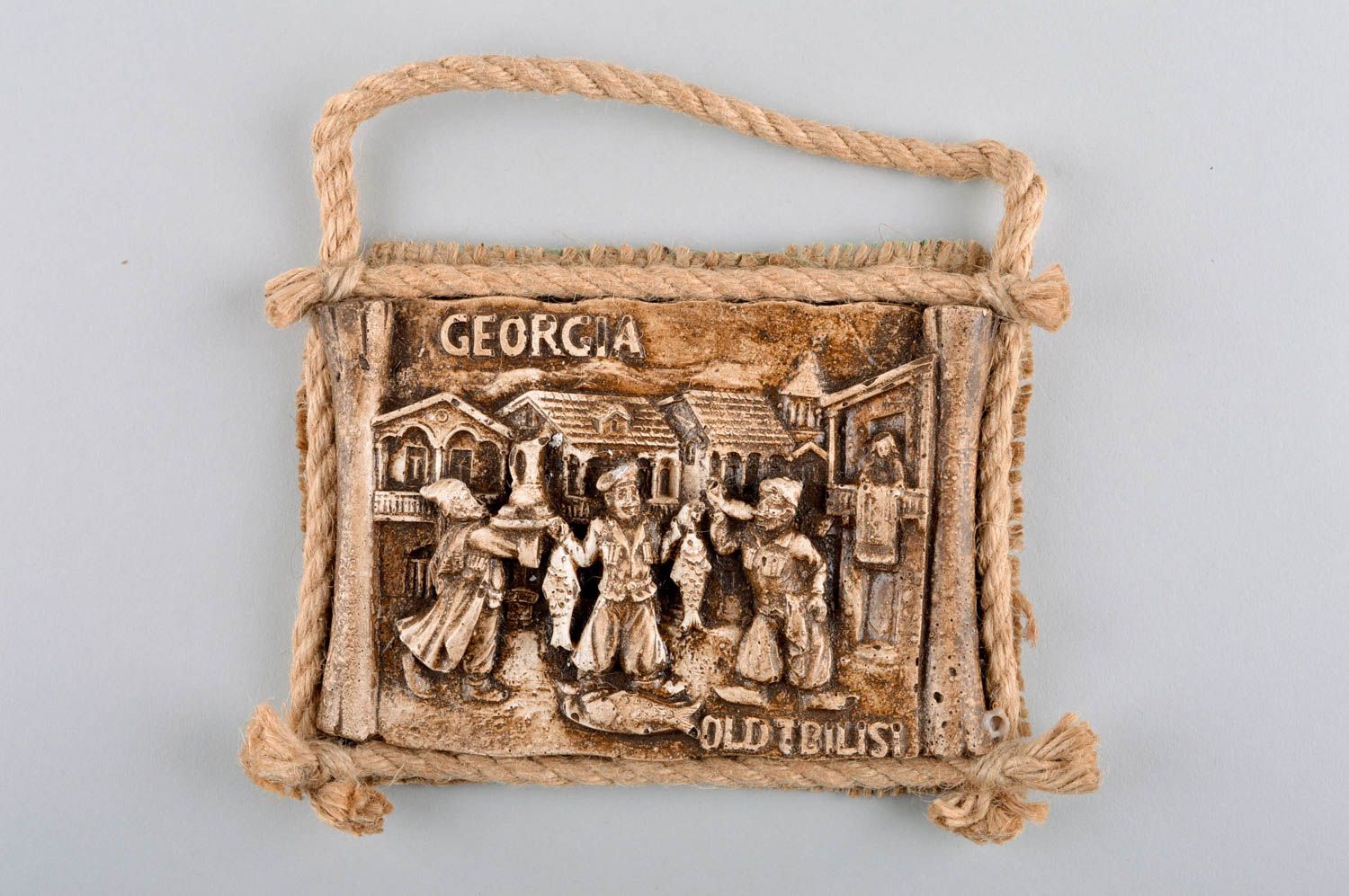 Прямоугольное панно ручной работы необычный подарок декор стен в стиле Грузии фото 2