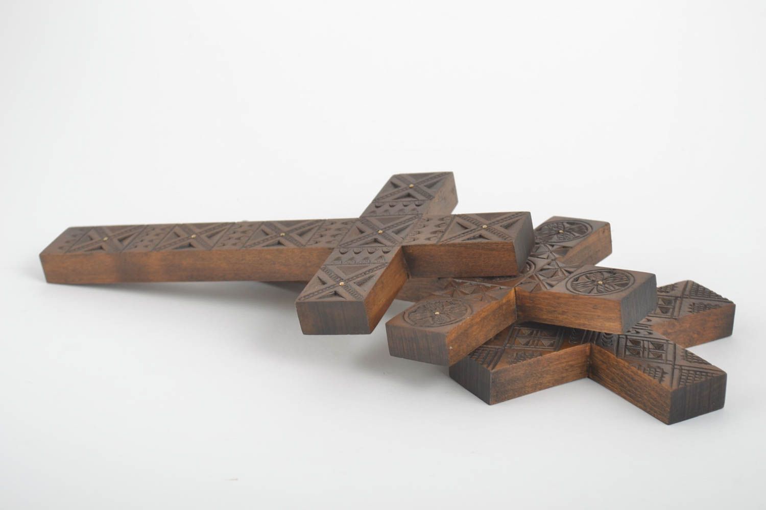 Cruces de madera hechas a mano adornos para casa regalos originales cristianos foto 4