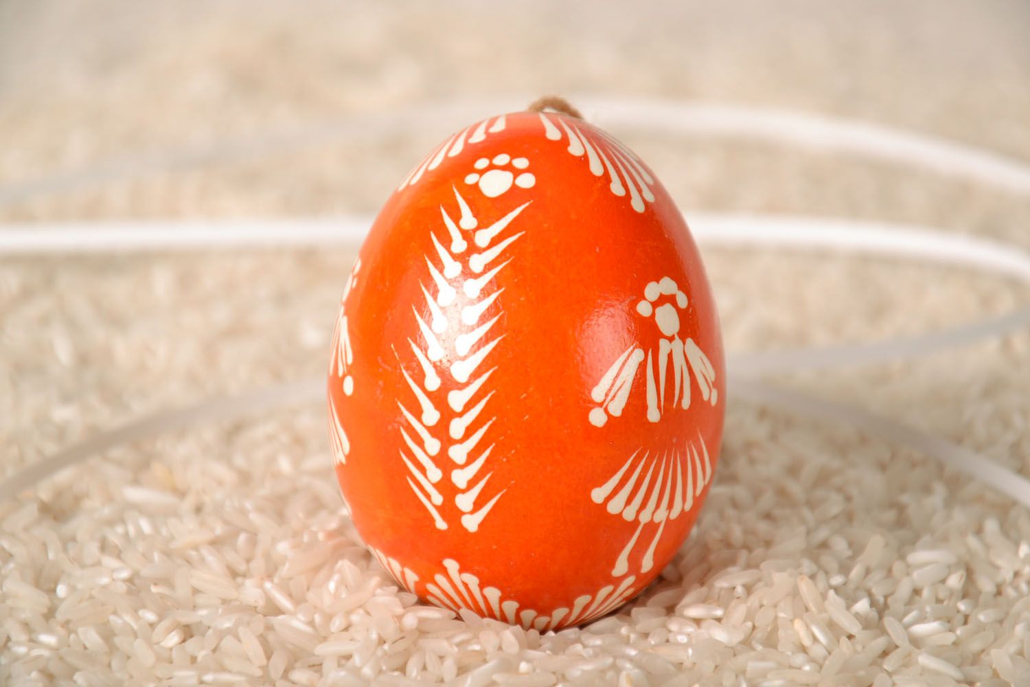Easter egg painted in Lemko style photo 1