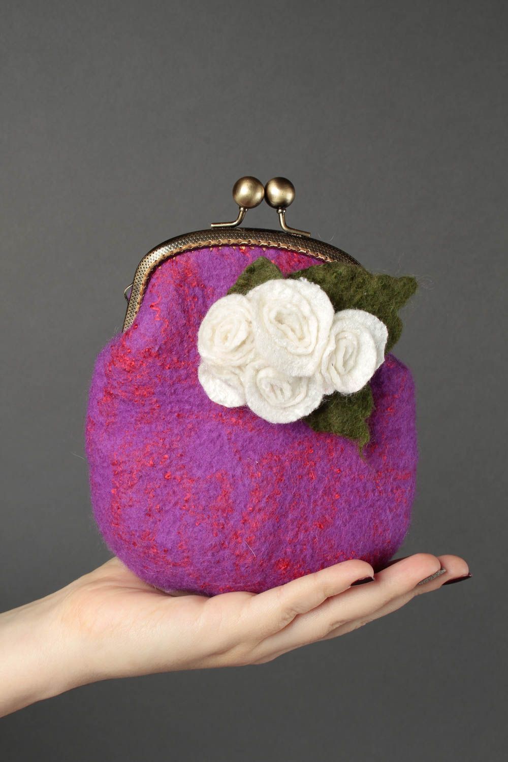 Bolso de tela artesanal clutch accesorio para mujer regalo original para amiga foto 1