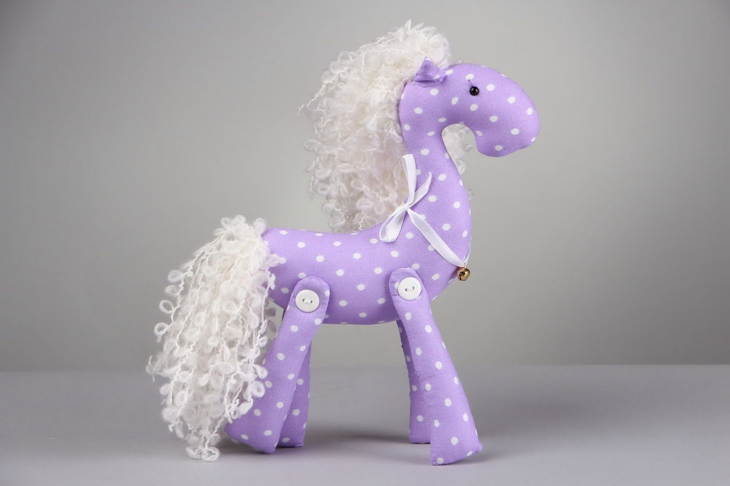 Игрушка Лошадь фиолетовая фото 3