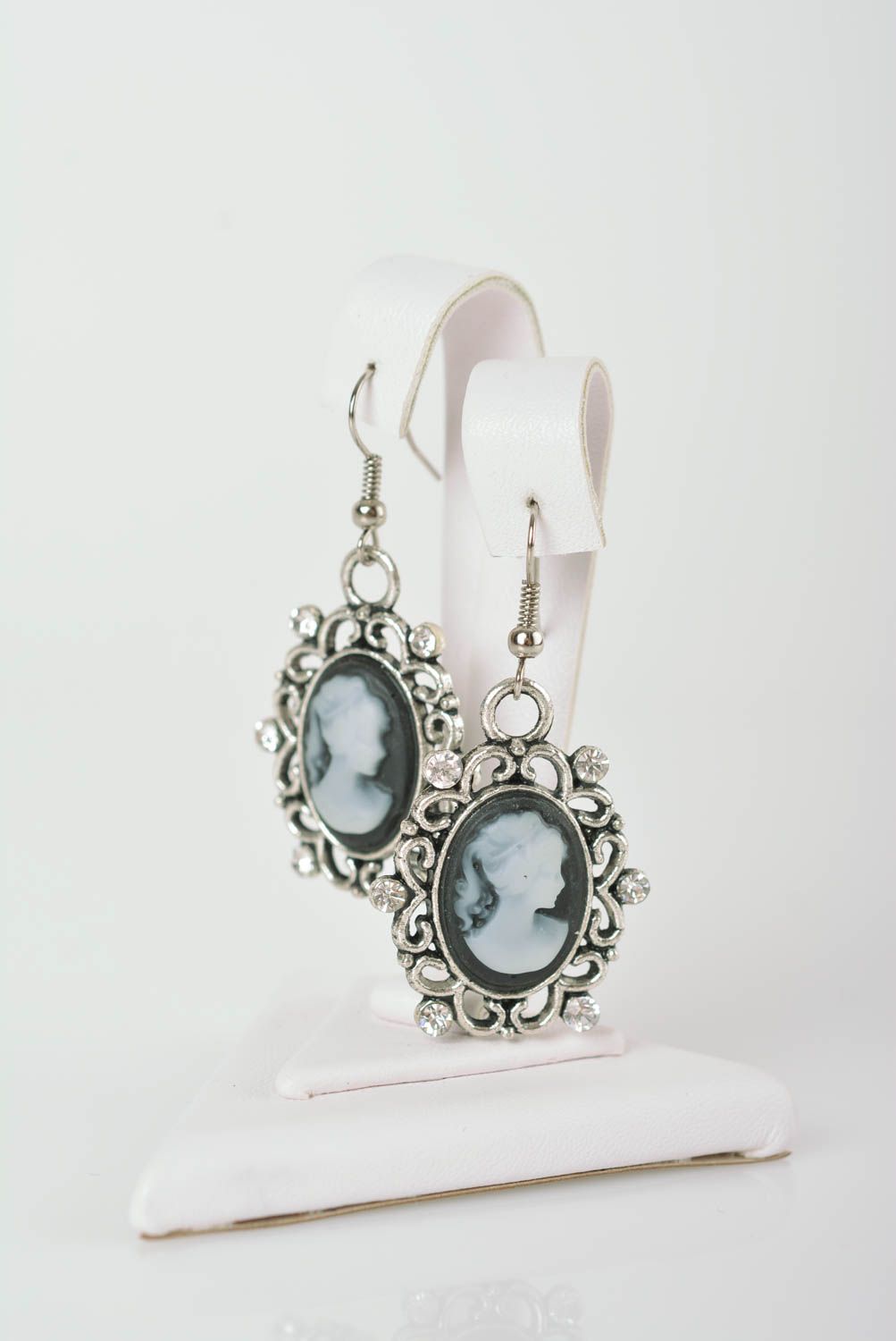 Handmade polymer clay earrings designer beautiful jewelry earrings with charms photo 1