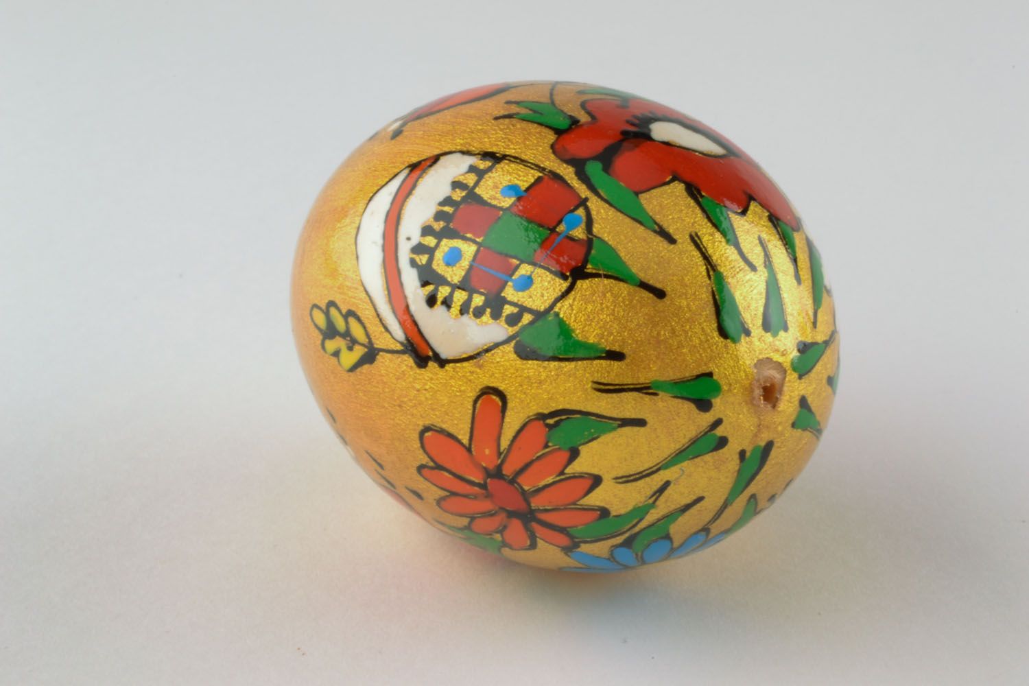 Huevo de Pascua hecho de madera foto 3