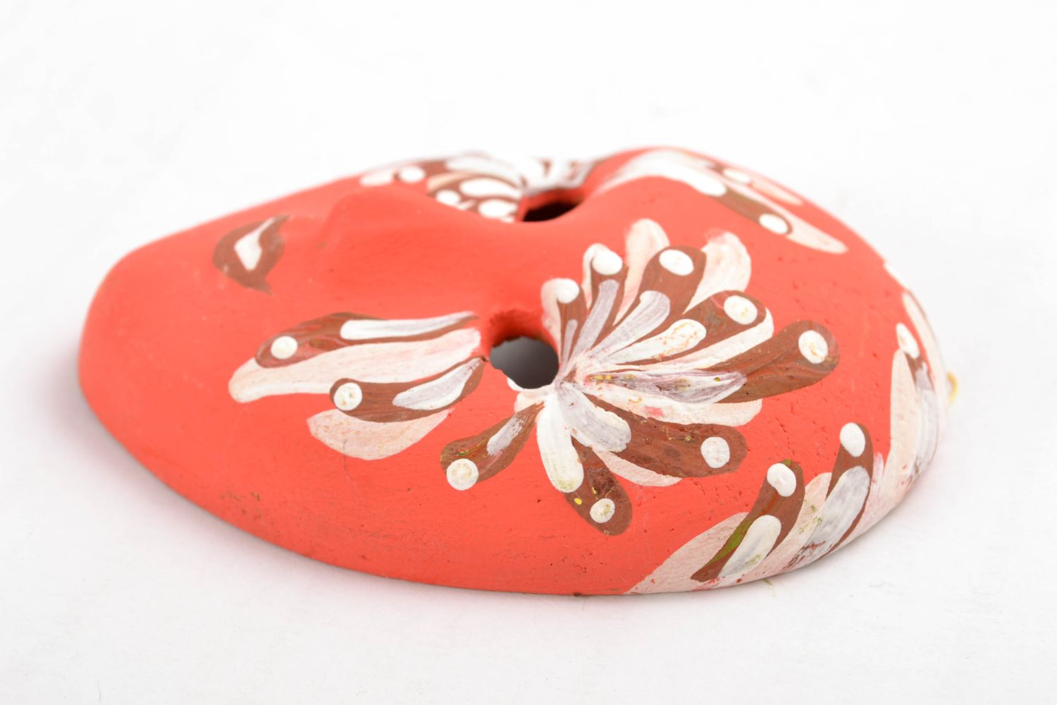Masque miniature décoratif rouge de carnaval à accrocher photo 3