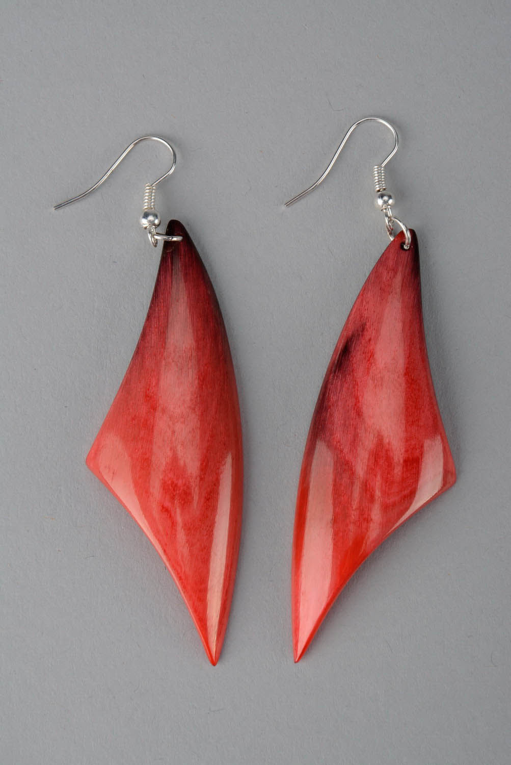 Earrings made ​​of horn Corals photo 3