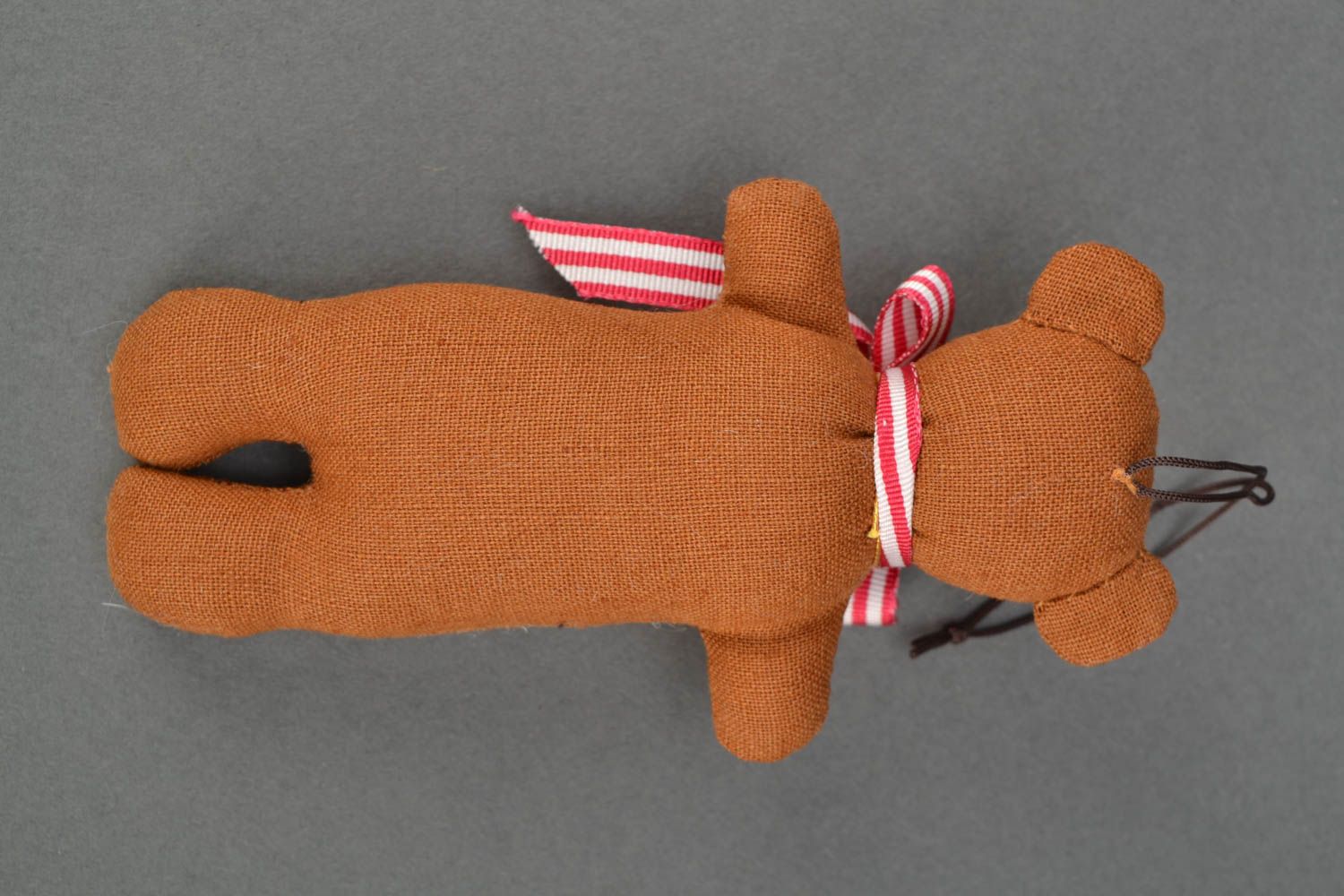 Pendente di stoffa fatto a mano giocattolo orsetto d'arredo decorazioni di casa foto 4
