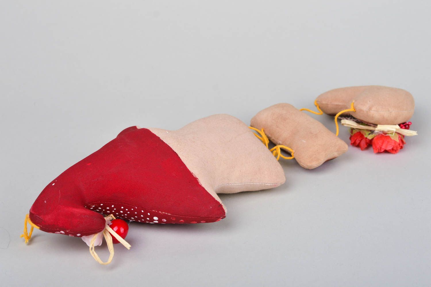 Stoff Tier handmade kleines Kuscheltier Textil Spielzeug originelles Geschenk foto 4