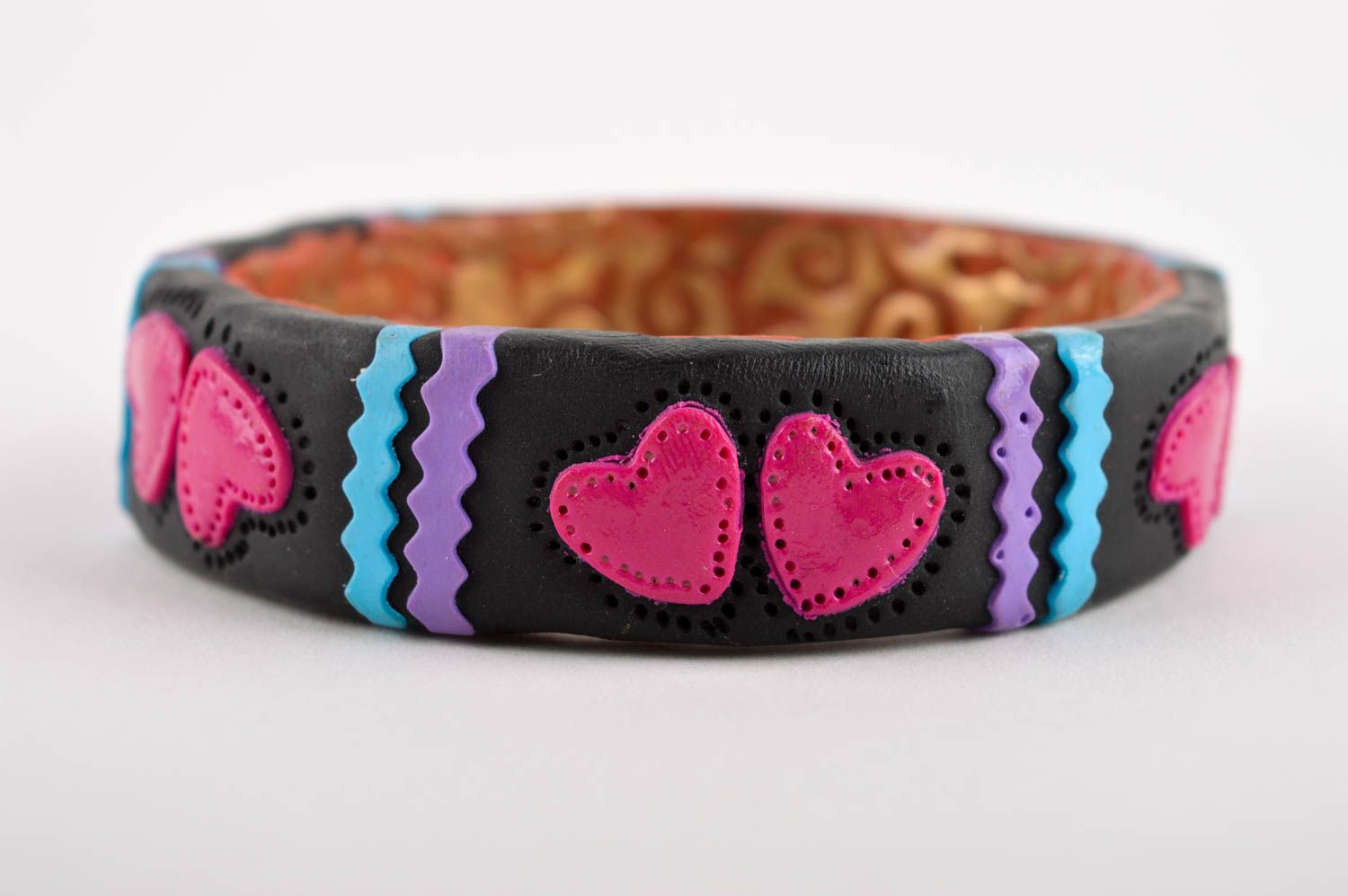 Modeschmuck Armband handgemachtes Keramik Armband schönes Accessoire für Frau foto 3