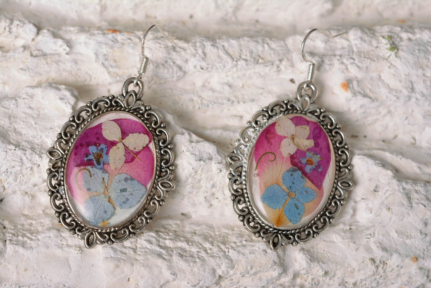Botanic earrings handmade jewelry dangling earrings accessories for girls photo 1