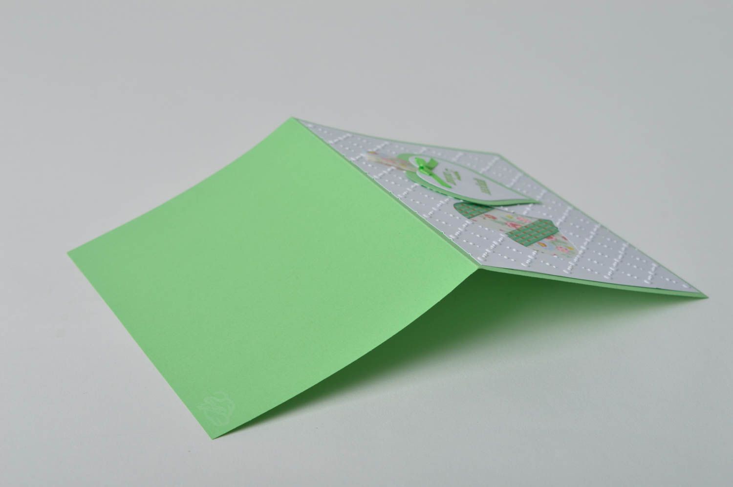 Handmade schöne Grusskarte Scrapbook Karten Grußkarte Designer bemalt schön foto 5