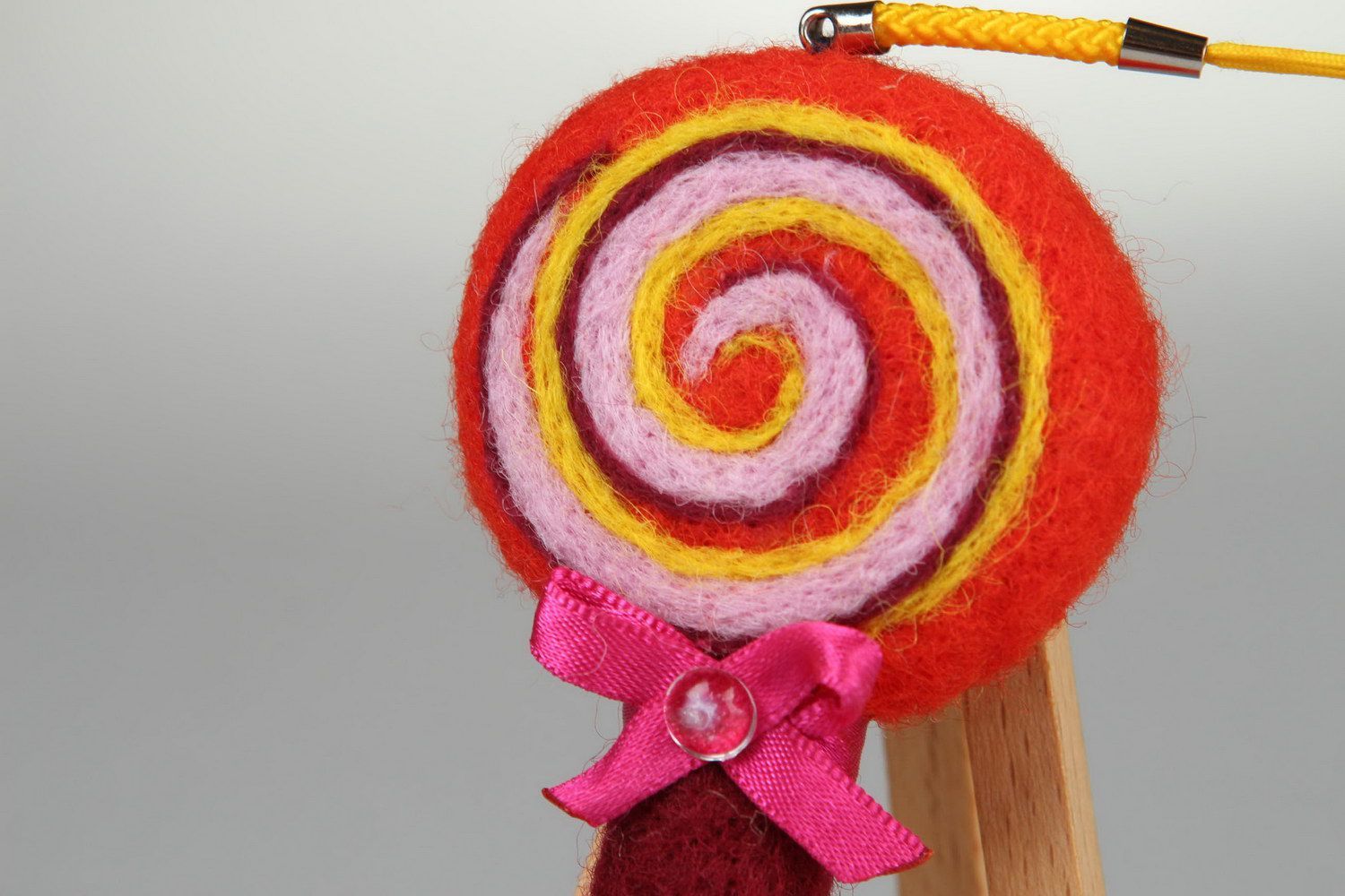 Keychain-toy from felted wool photo 3