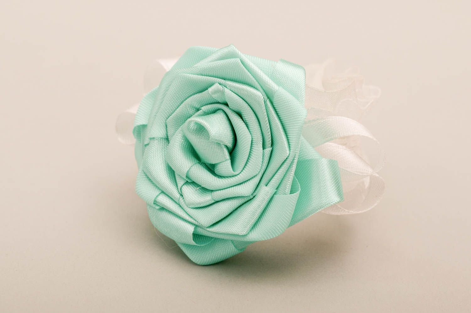 Handmade Blumen Armband Trauzeugin Accessoire für Hochzeit Designer Schmuck foto 3