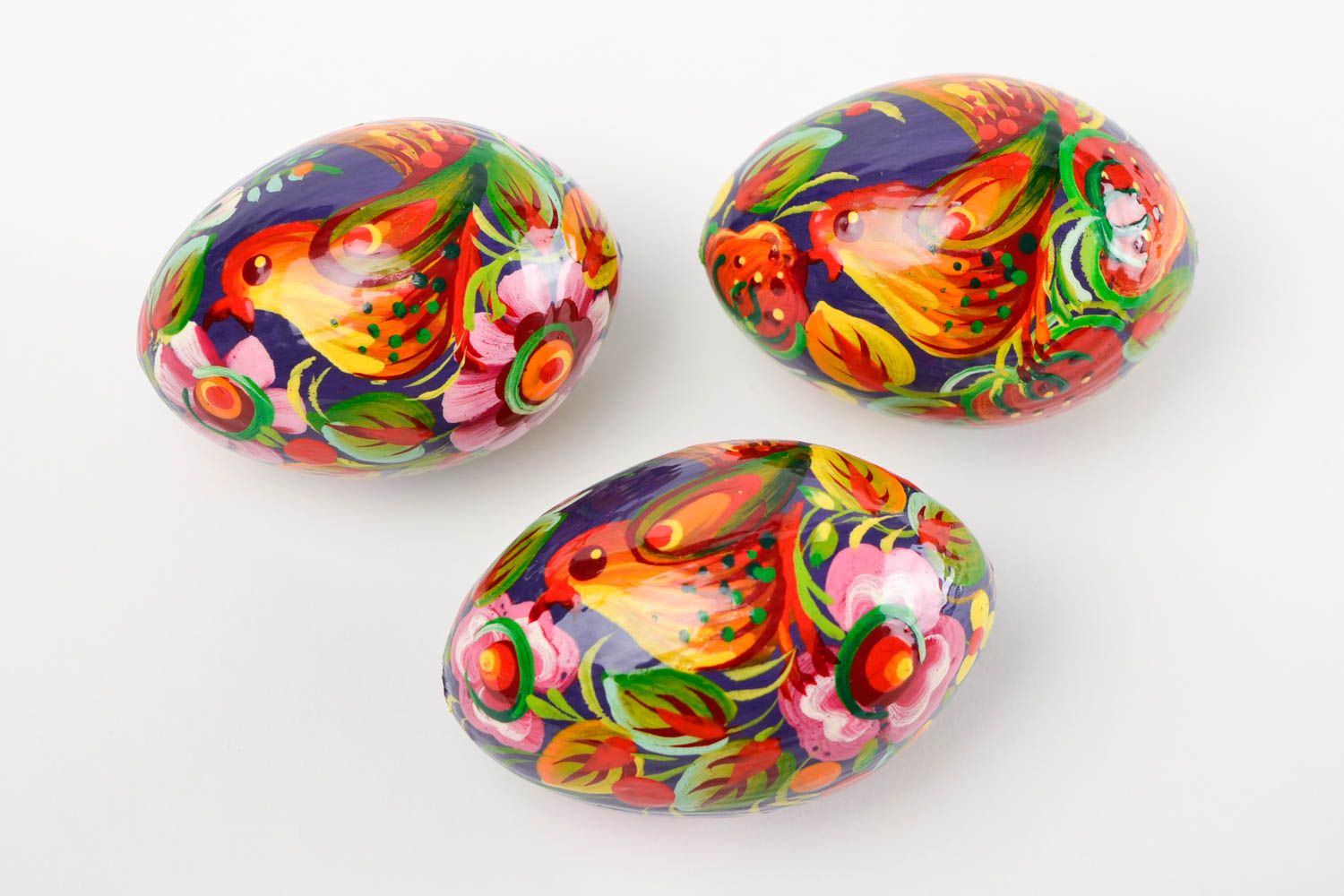 Huevos originales hechos a mano elementos decorativos regalo para Pascua foto 5