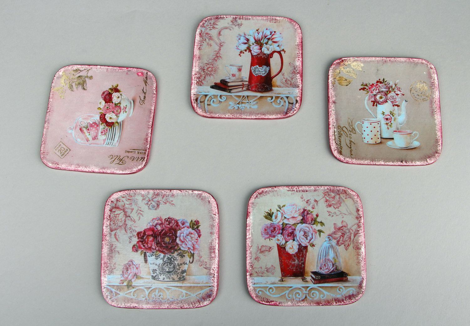 Set of cup coasters photo 1
