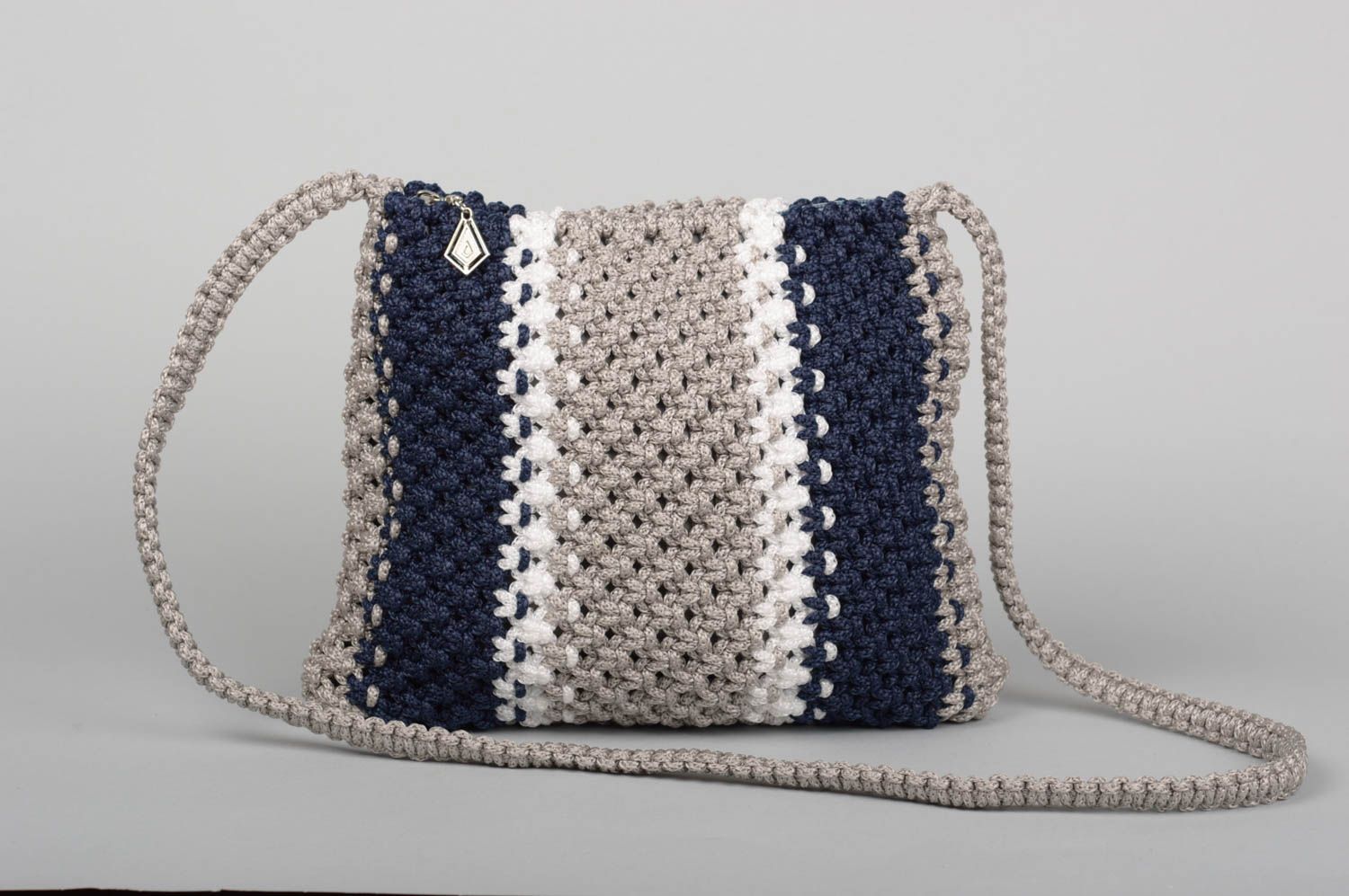 Handmade bag macrame bag designer purses fashion accessories gifts for women photo 1