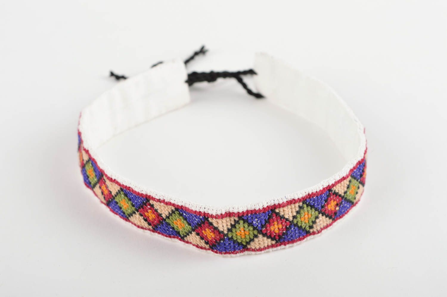 Handmade necklace designer necklace ethnic embroidery women accessories photo 4