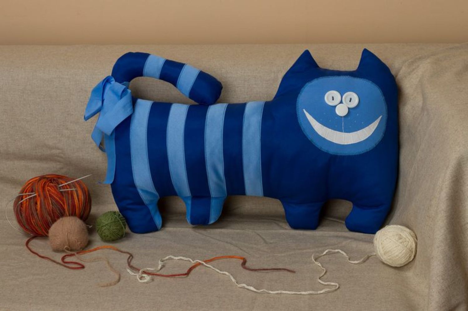 Подушка-игрушка Синий кот фото 1