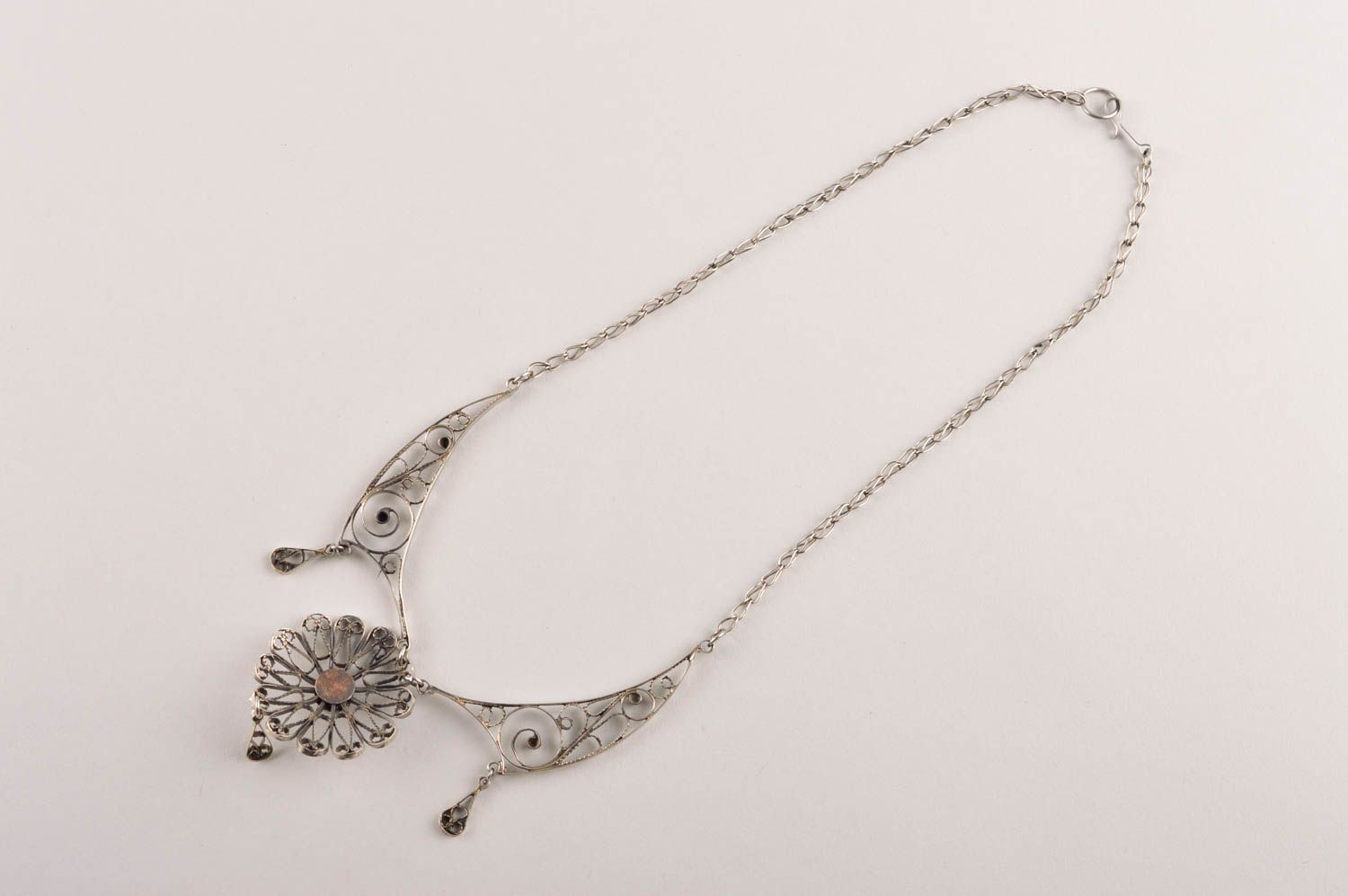 Unusual handmade necklace designer lovely accessories stylish beautiful jewelry photo 4
