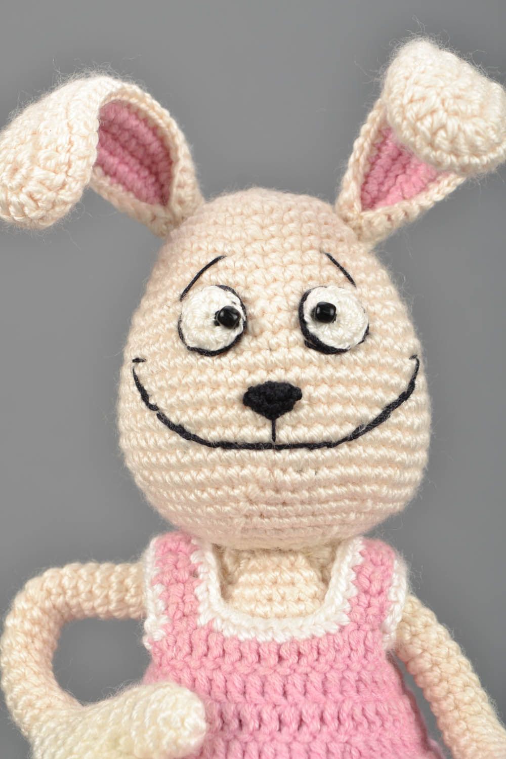 Crocheted toy Rabbit Girl photo 4