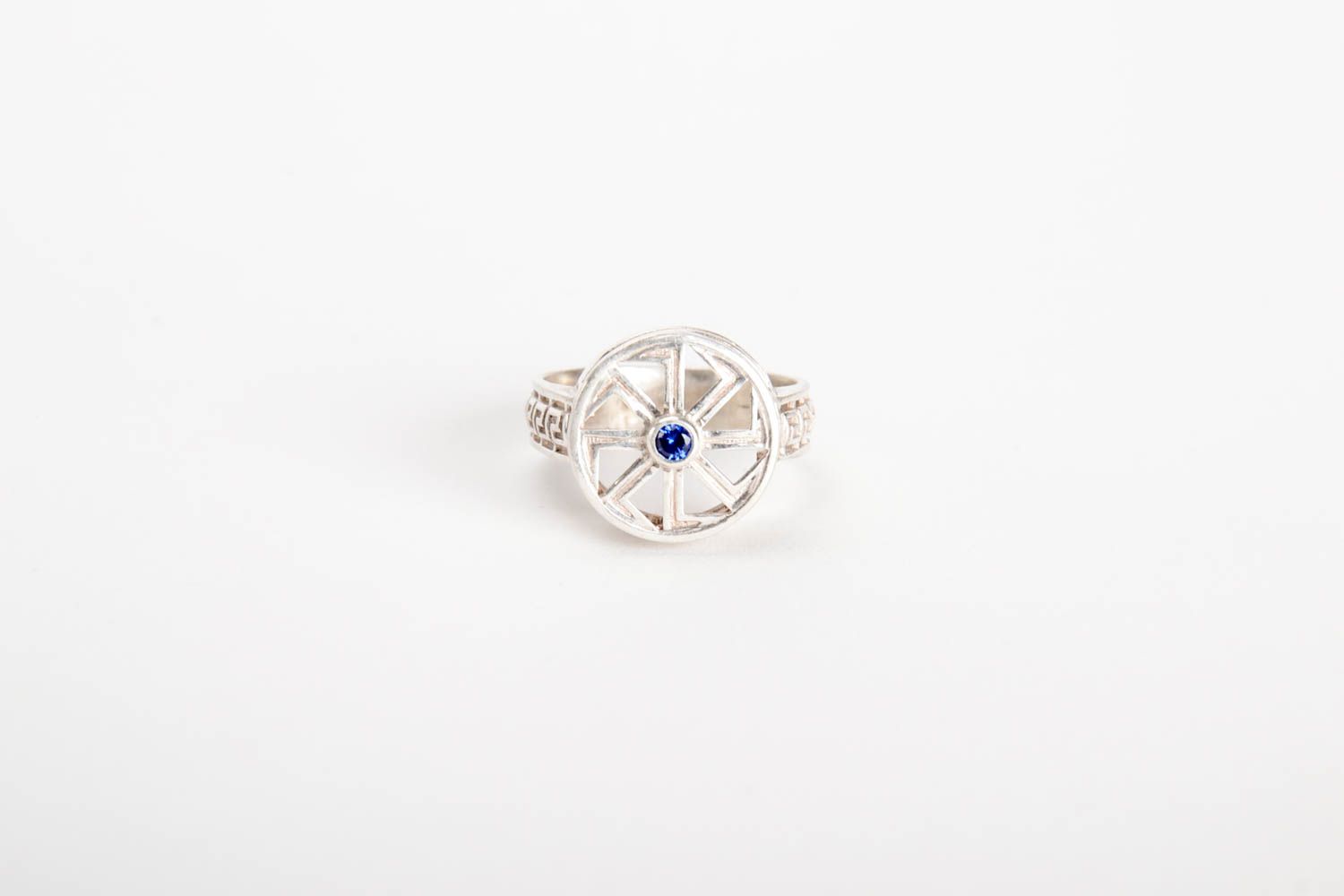 Handmade designer ring unusual ring for men stylish silver accessory gift photo 4
