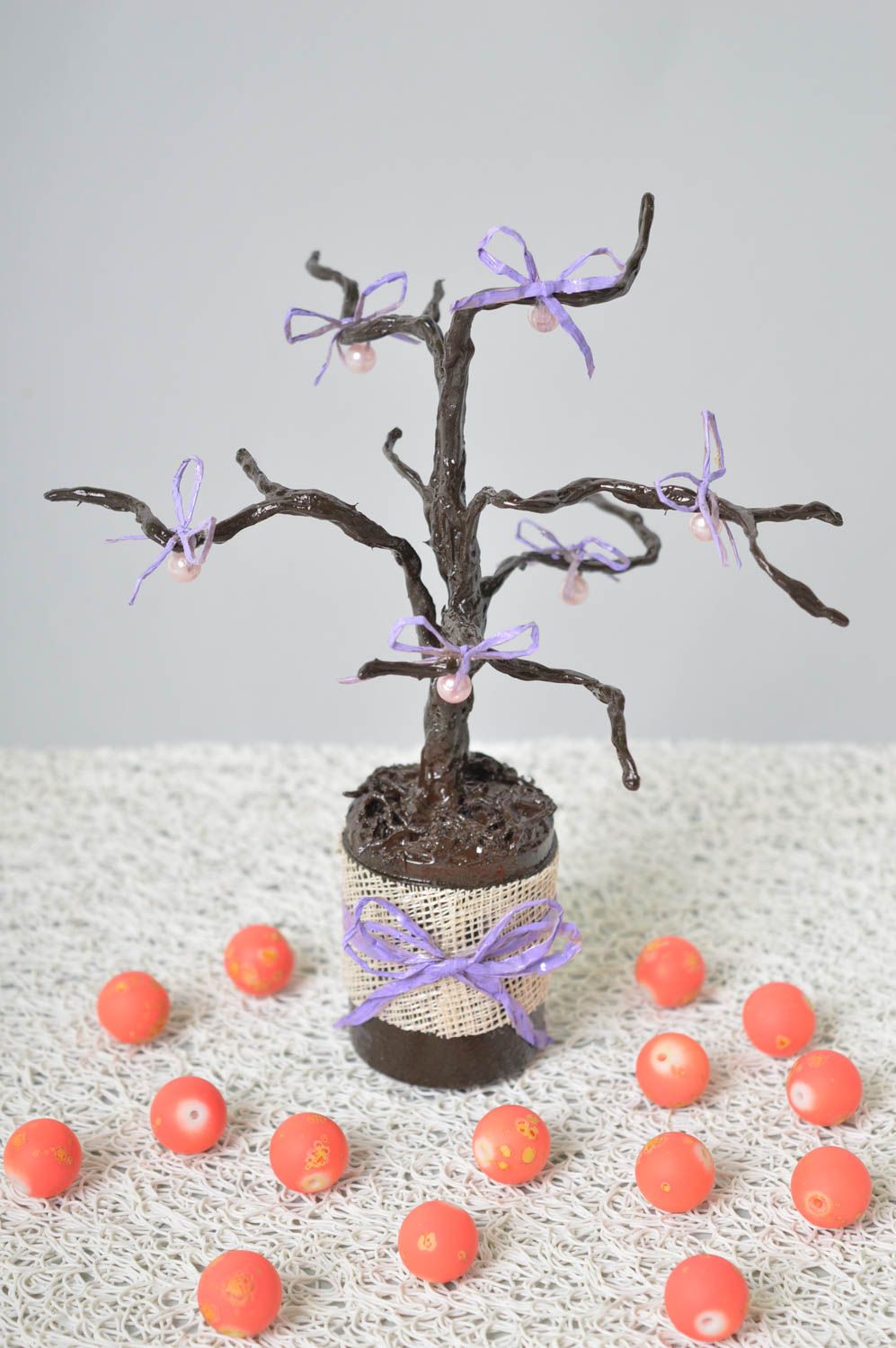 Handmade Schmuck Ständer Schmuckhalter Baum Accessoires für Frauen Geschenk foto 1