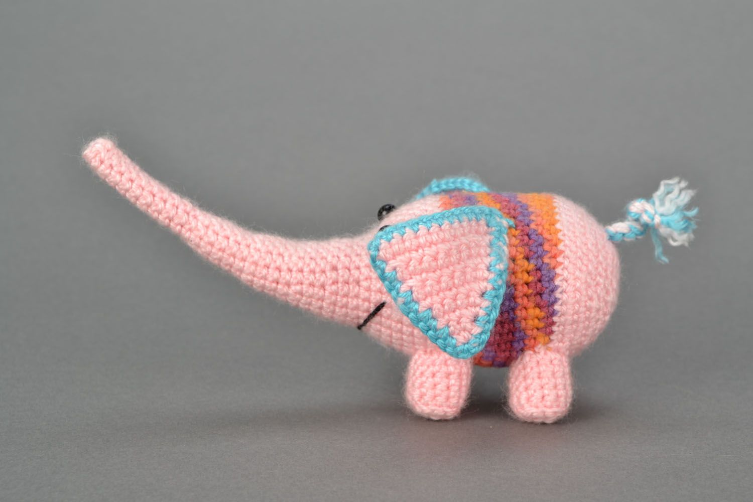 Crochet soft toy Elephant photo 3