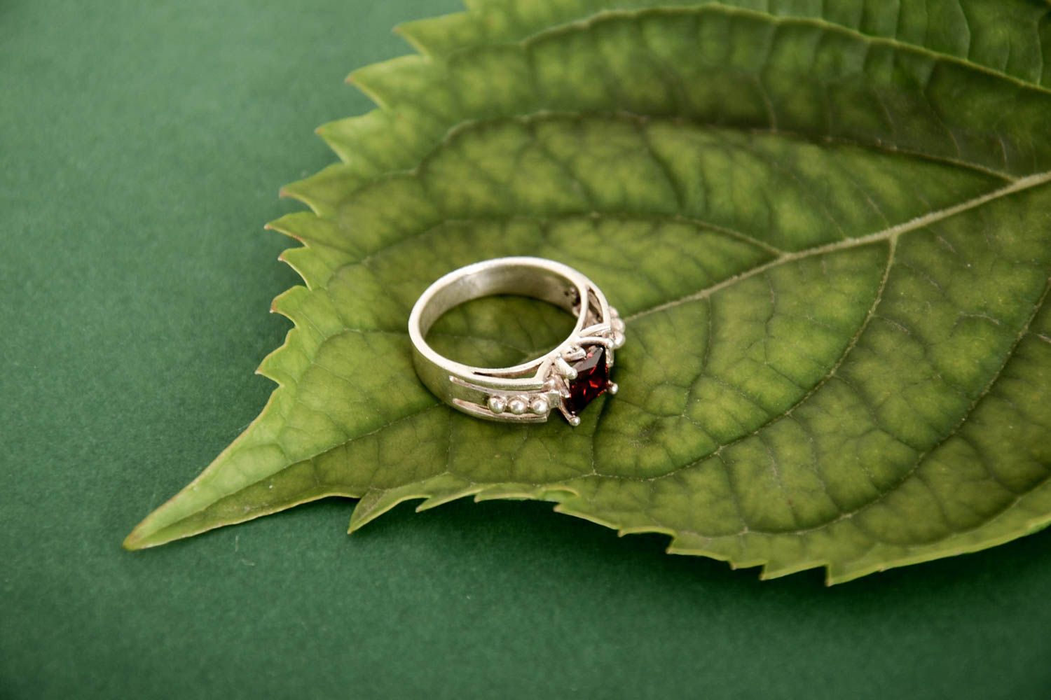 Украшение ручной работы кольцо из серебра женское кольцо серебряное украшение фото 2