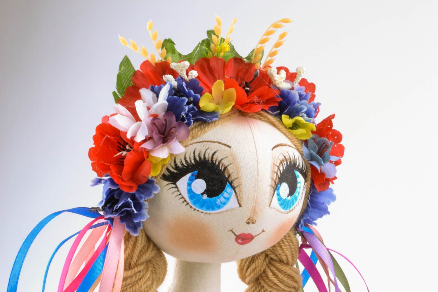 Homemade design doll Ukrainian Girl photo 2