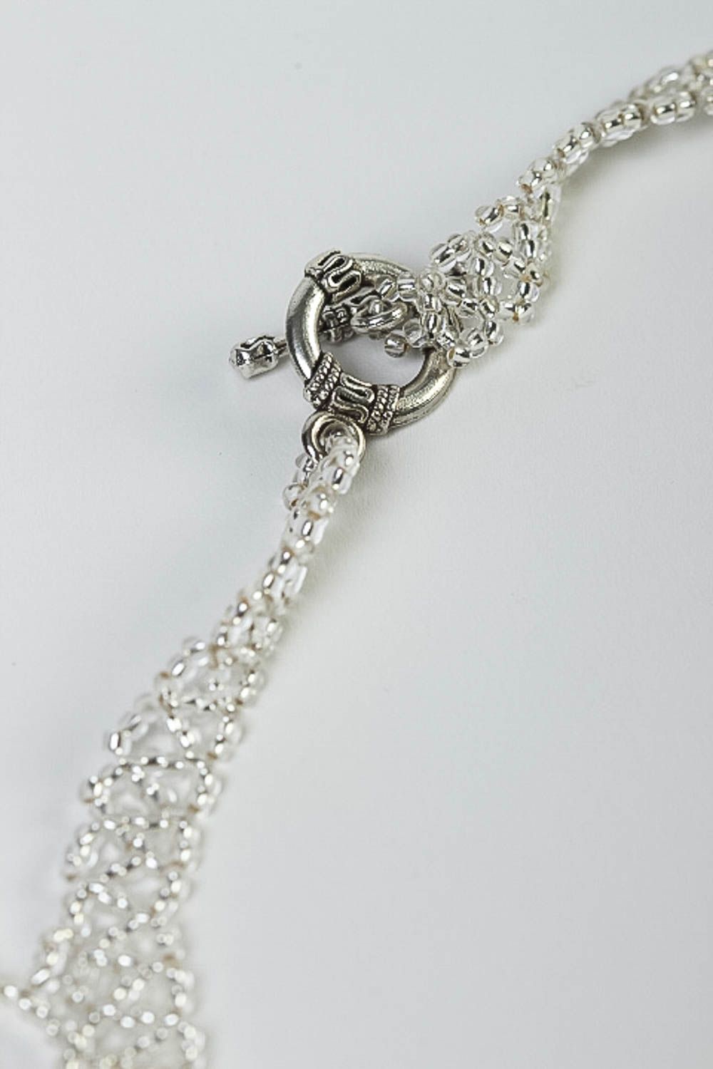 Beautiful handmade beaded necklace fashion accessories artisan jewelry photo 4