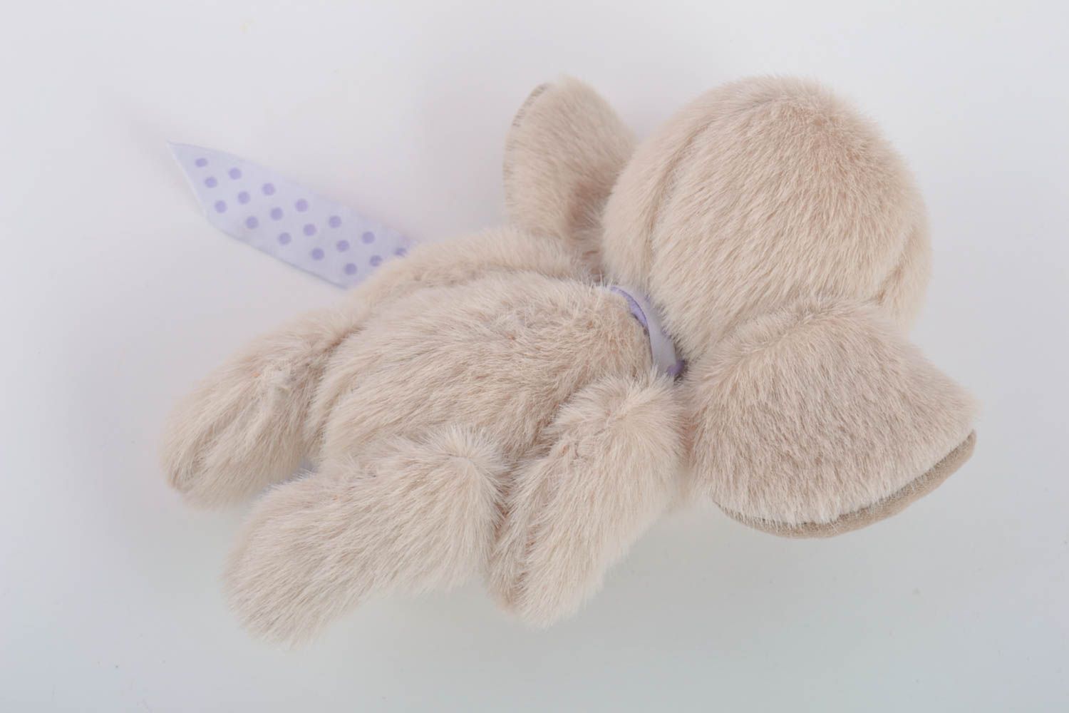 Peluche éléphant Jouet pour enfant fait main fausse fourrure Cadeau original photo 2